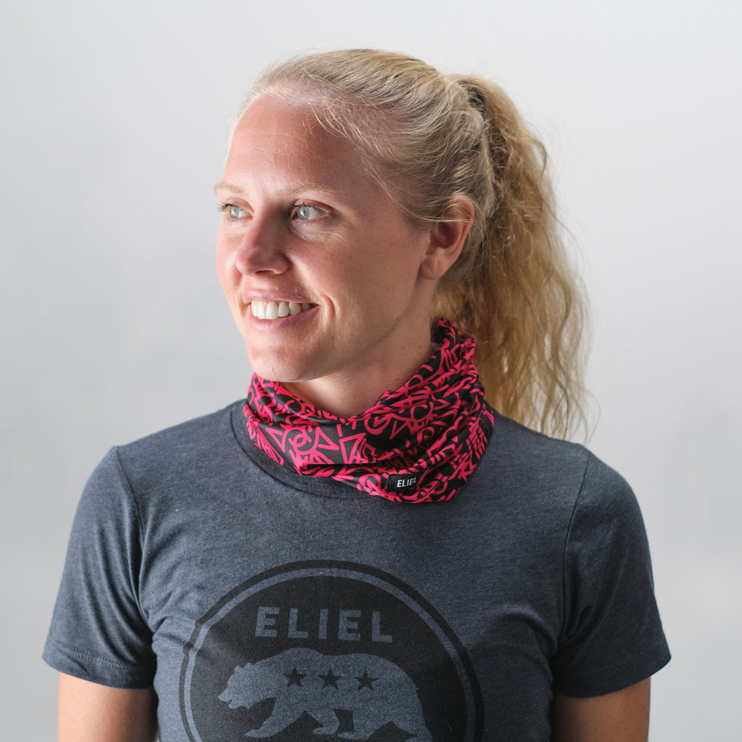 Squid Neck Gaiter - pink Chunz