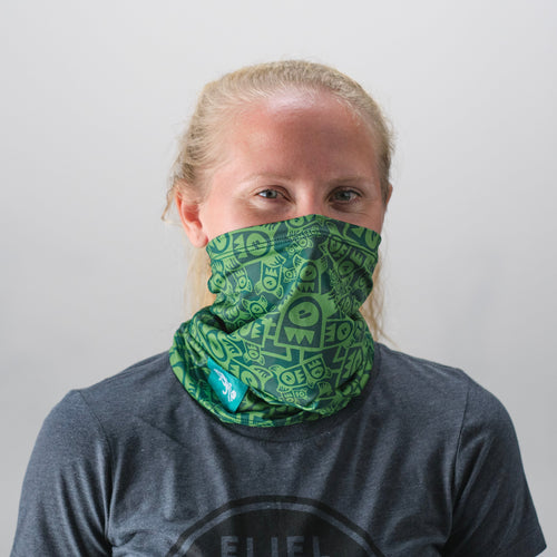 Squid Neck Gaiter - Green Chunz