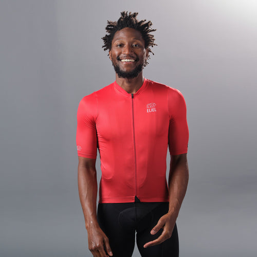 Men's Forever Fades Solana Jersey - S  Brite Red  Burnt Red