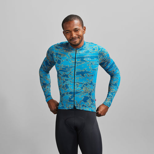 Men's Joshua Tree Solana LS Jersey - Wave Type
