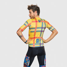 Men's Campfire Solana Cycling Jersey - Mustard Plaid