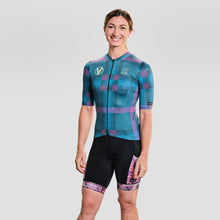 Women's Campfire Solana Cycling Jersey - Plaid